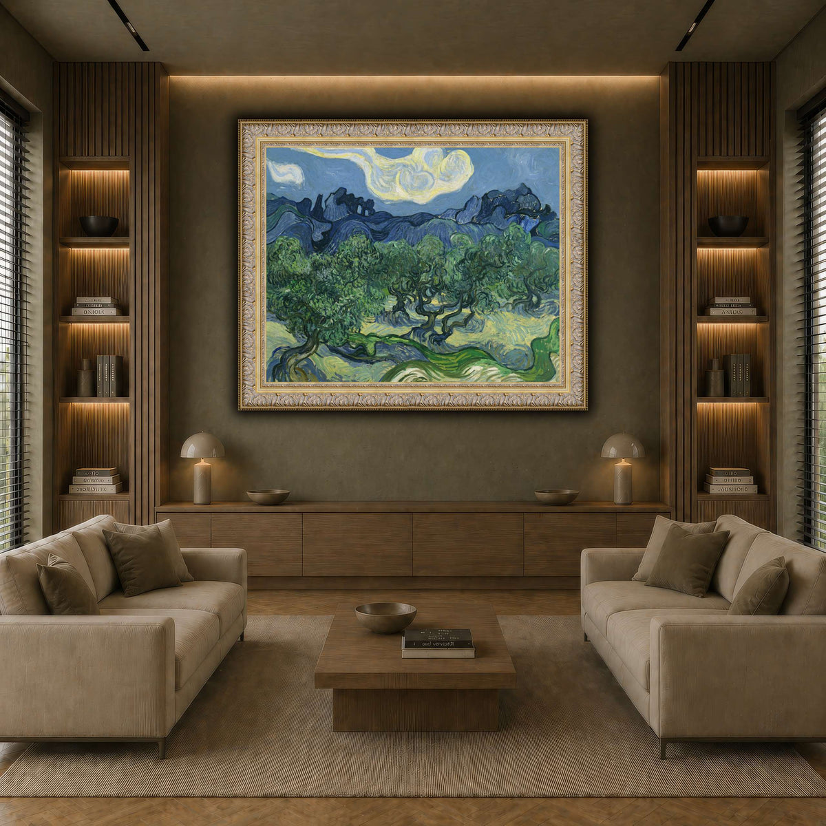 Van_Gogh_The_Olive_Trees. earth-living room