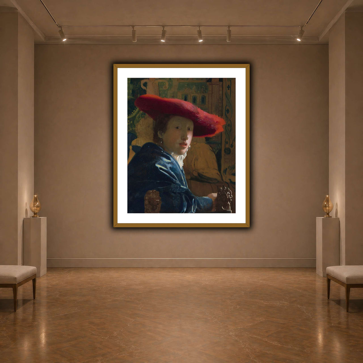 Vermeer_-_Girl_with_a_Red_Hat dark neutral-agallery