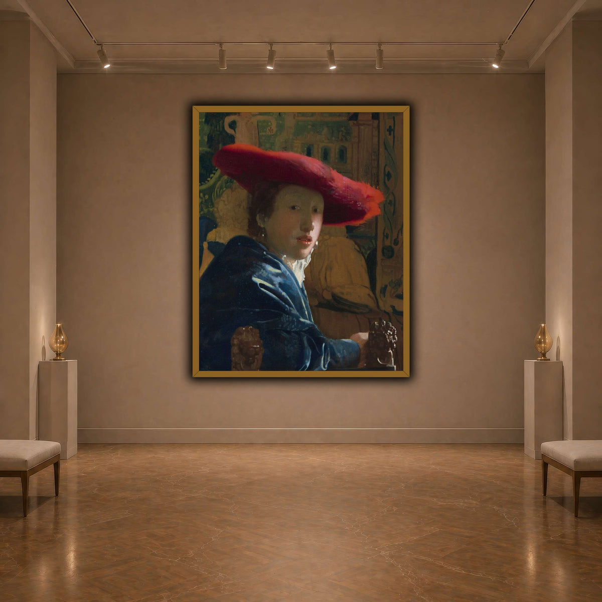 Vermeer_-_Girl_with_a_Red_Hat dark neutral-agallery