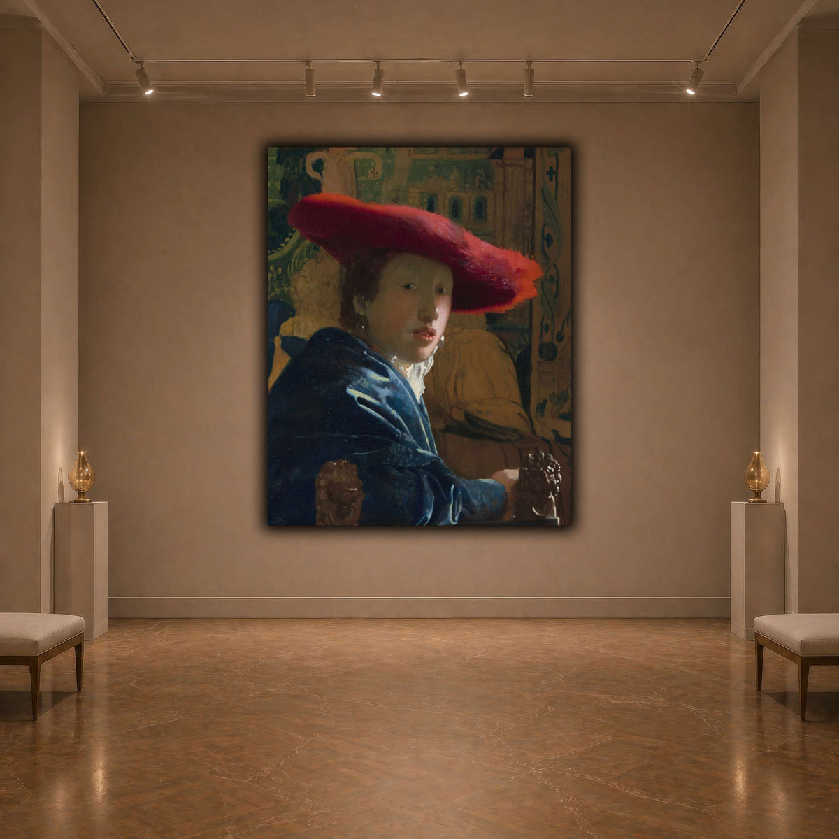 Vermeer_-_Girl_with_a_Red_Hat dark neutral-agallery