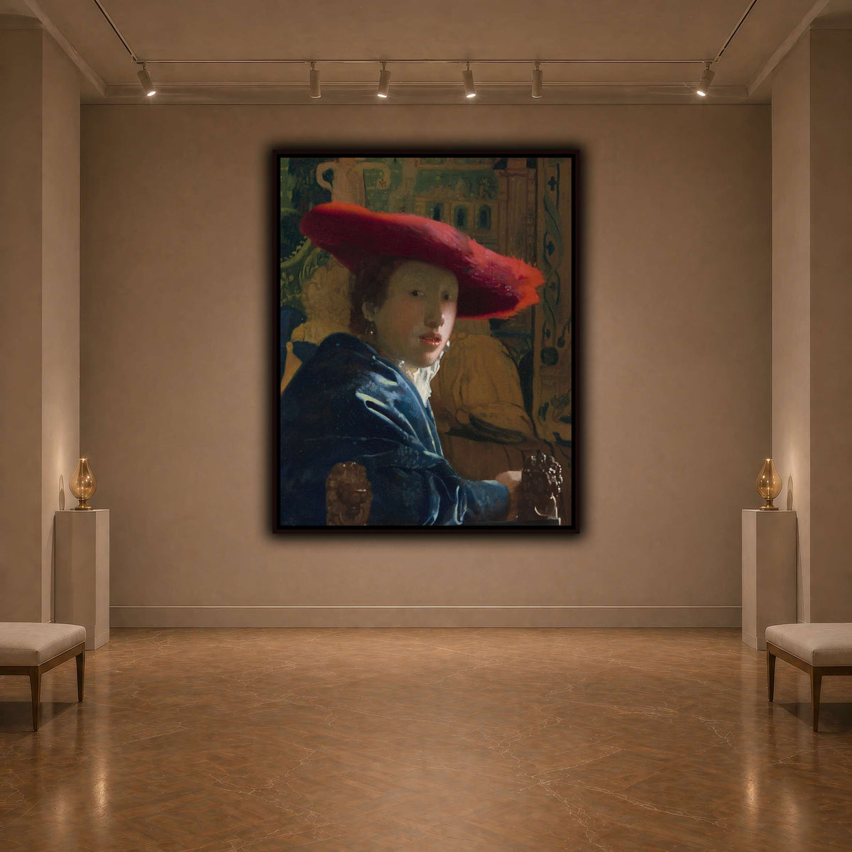 Vermeer_-_Girl_with_a_Red_Hat dark neutral-agallery