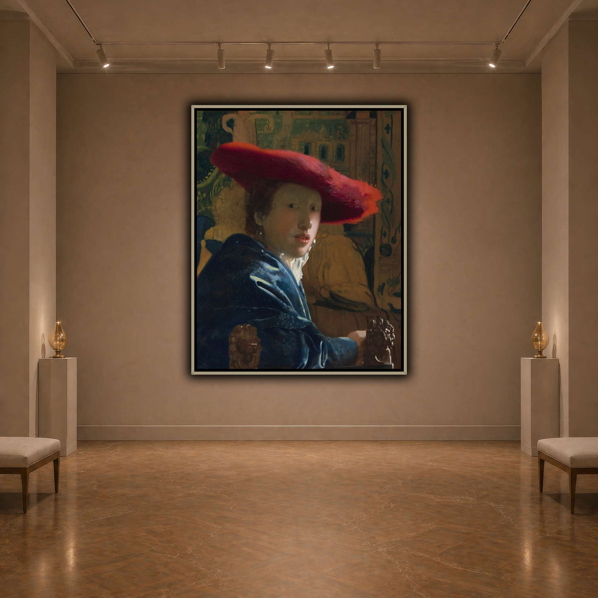 Vermeer_-_Girl_with_a_Red_Hat dark neutral-agallery