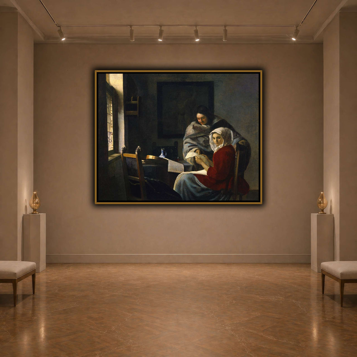 Vermeer_Girl_Interrupted_at_Her_Music dark neutral-agallery