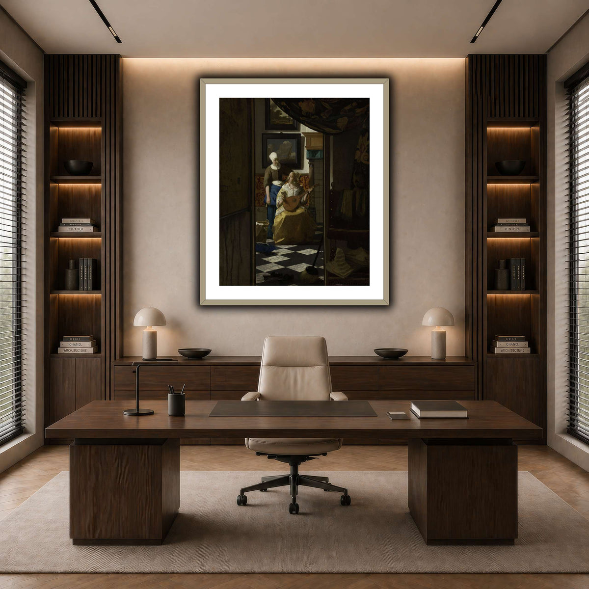 Vermeer,_Johannes_-_The_Loveletter dark neutral-office