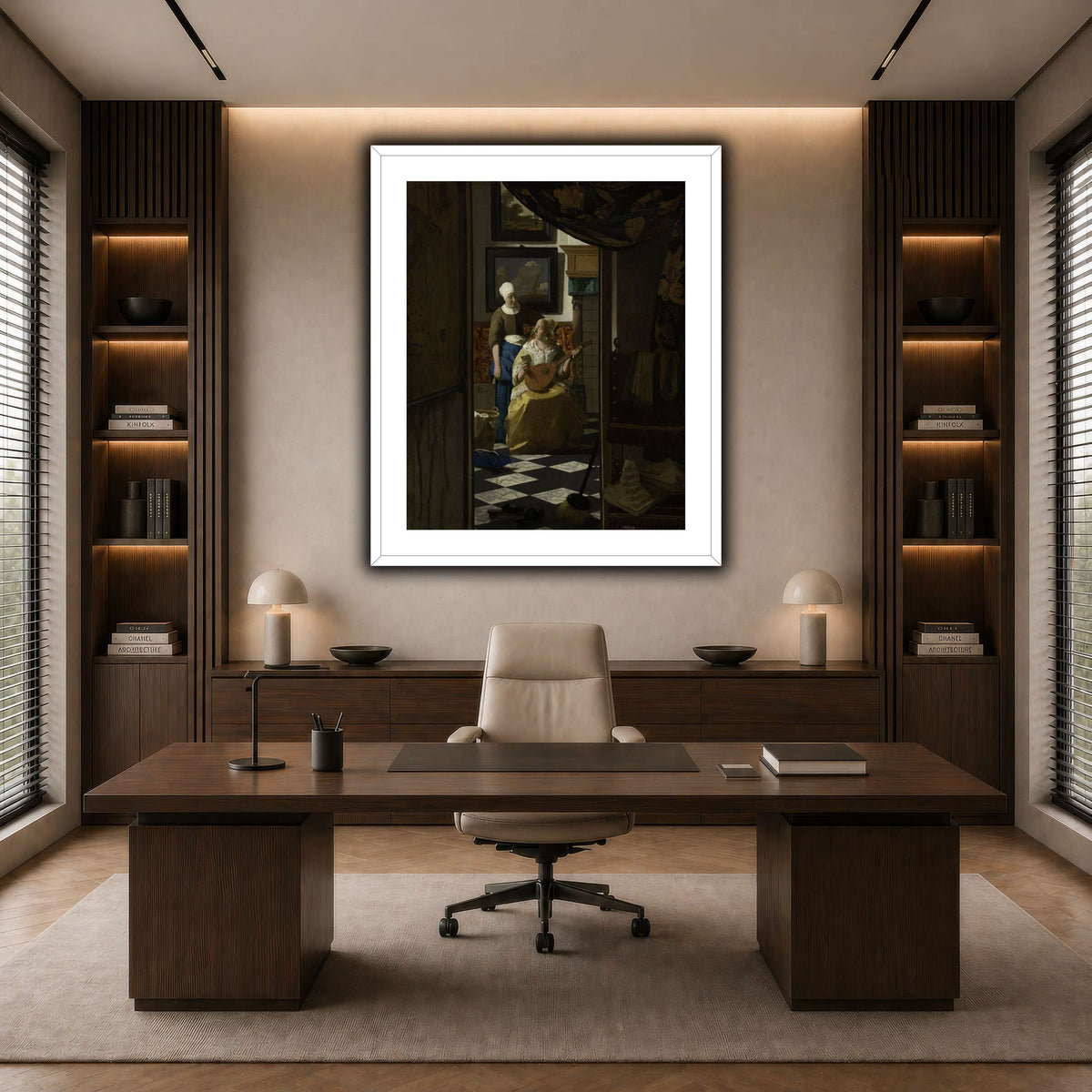 Vermeer,_Johannes_-_The_Loveletter dark neutral-office