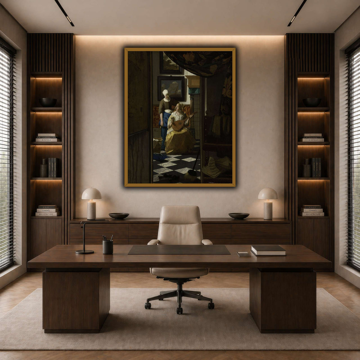 Vermeer,_Johannes_-_The_Loveletter dark neutral-office