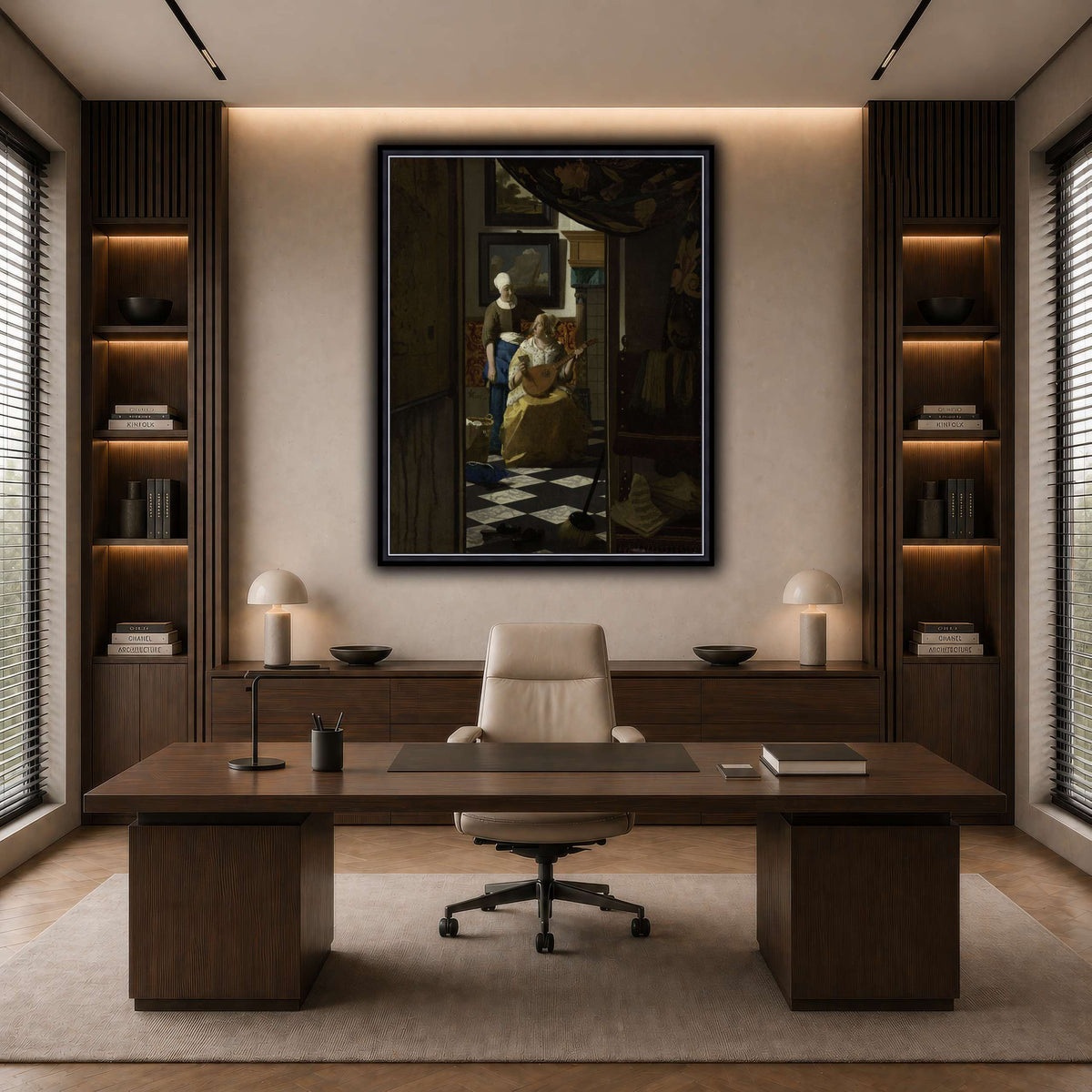 Vermeer,_Johannes_-_The_Loveletter dark neutral-office