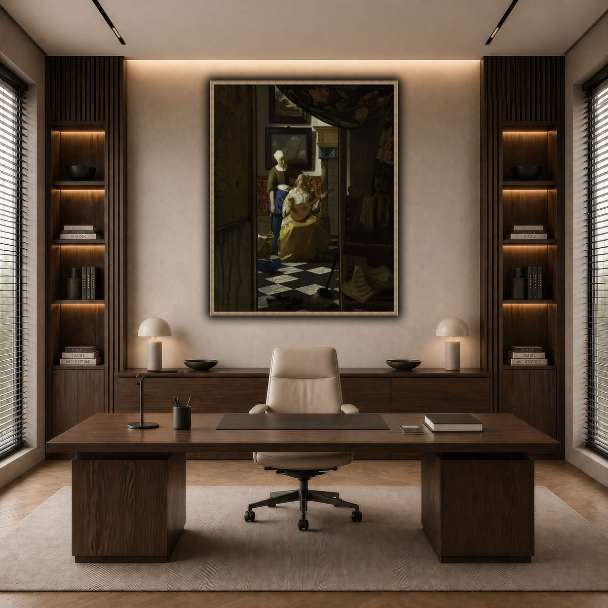 Vermeer,_Johannes_-_The_Loveletter dark neutral-office