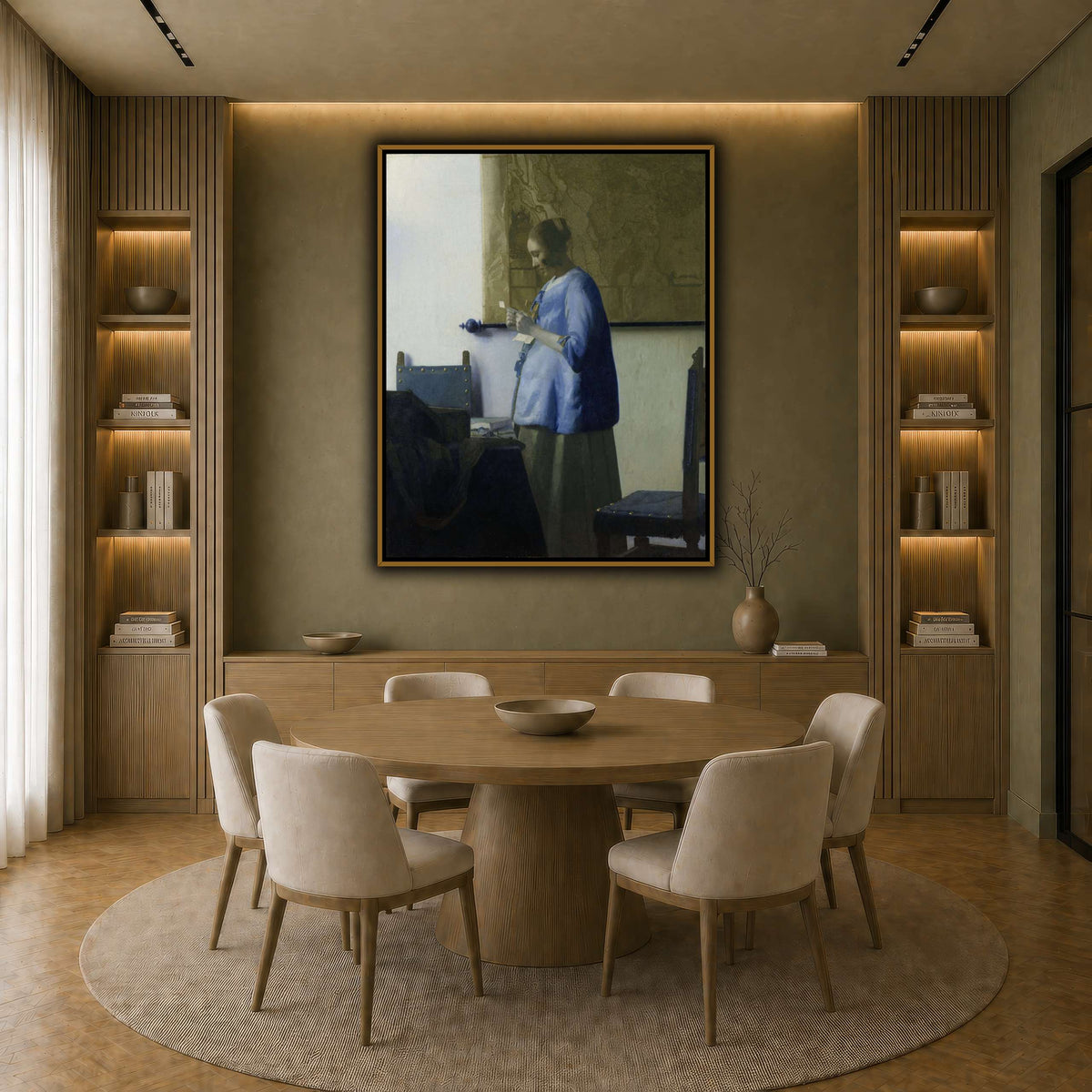 Vermeer,_Johannes_-_Woman_reading_a_letter earth-dining room