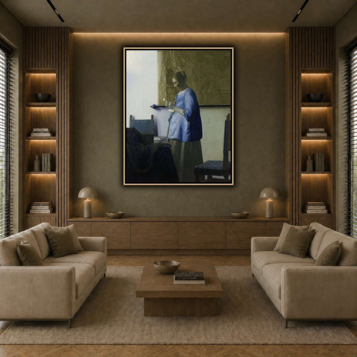 Vermeer,_Johannes_-_Woman_reading_a_letter earth-living room