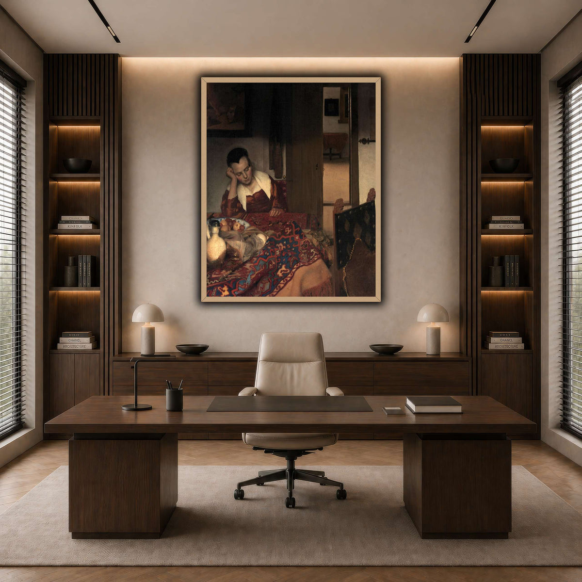 Vermeer_young_women_sleeping_result dark neutral-office