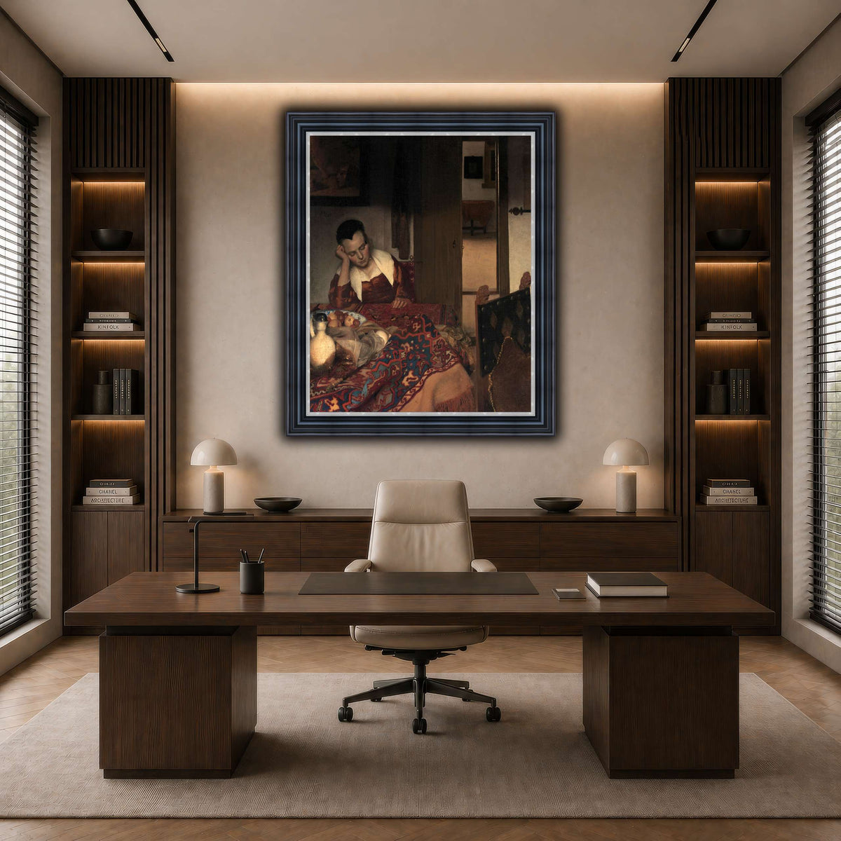 Vermeer_young_women_sleeping_result dark neutral-office