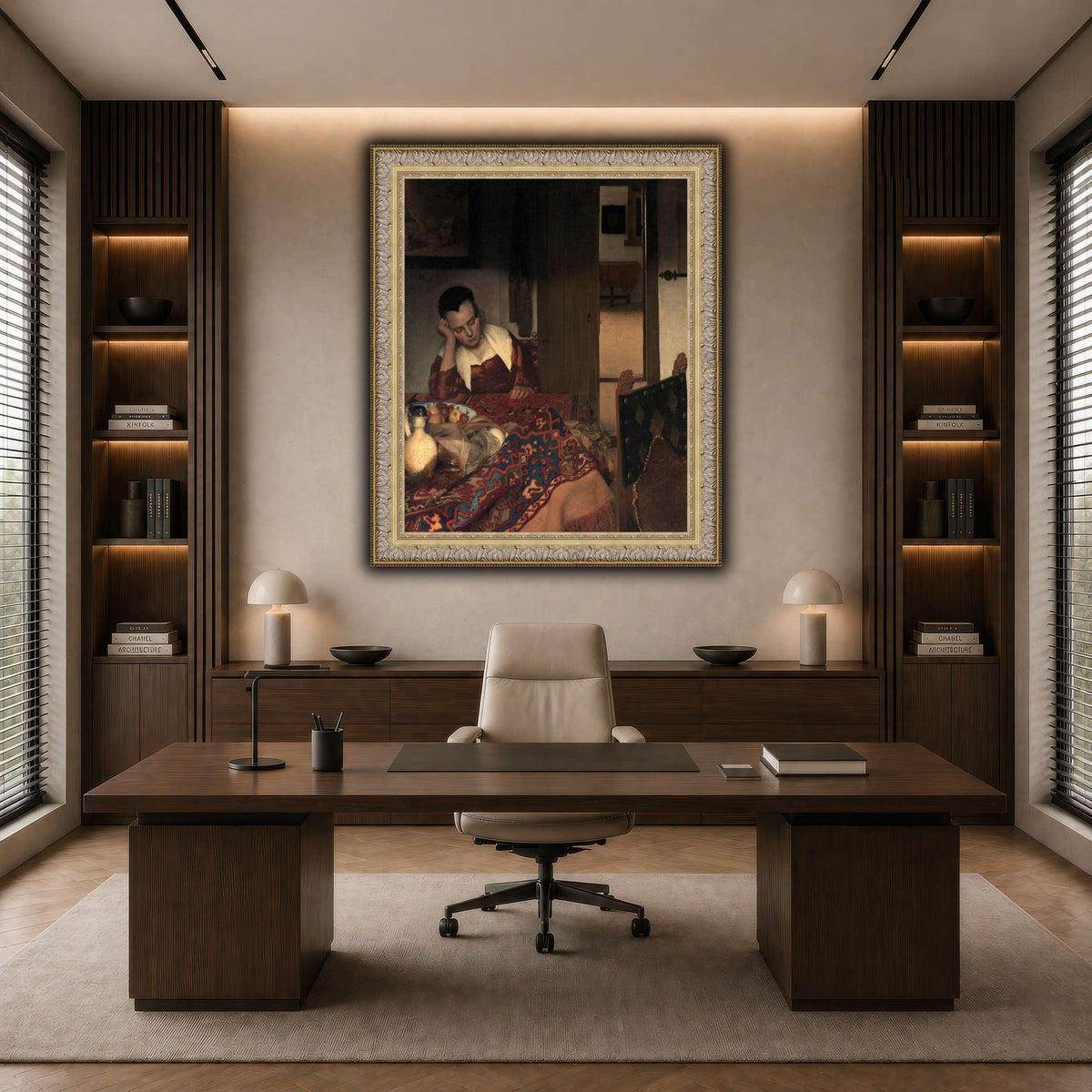 Vermeer_young_women_sleeping_result dark neutral-office