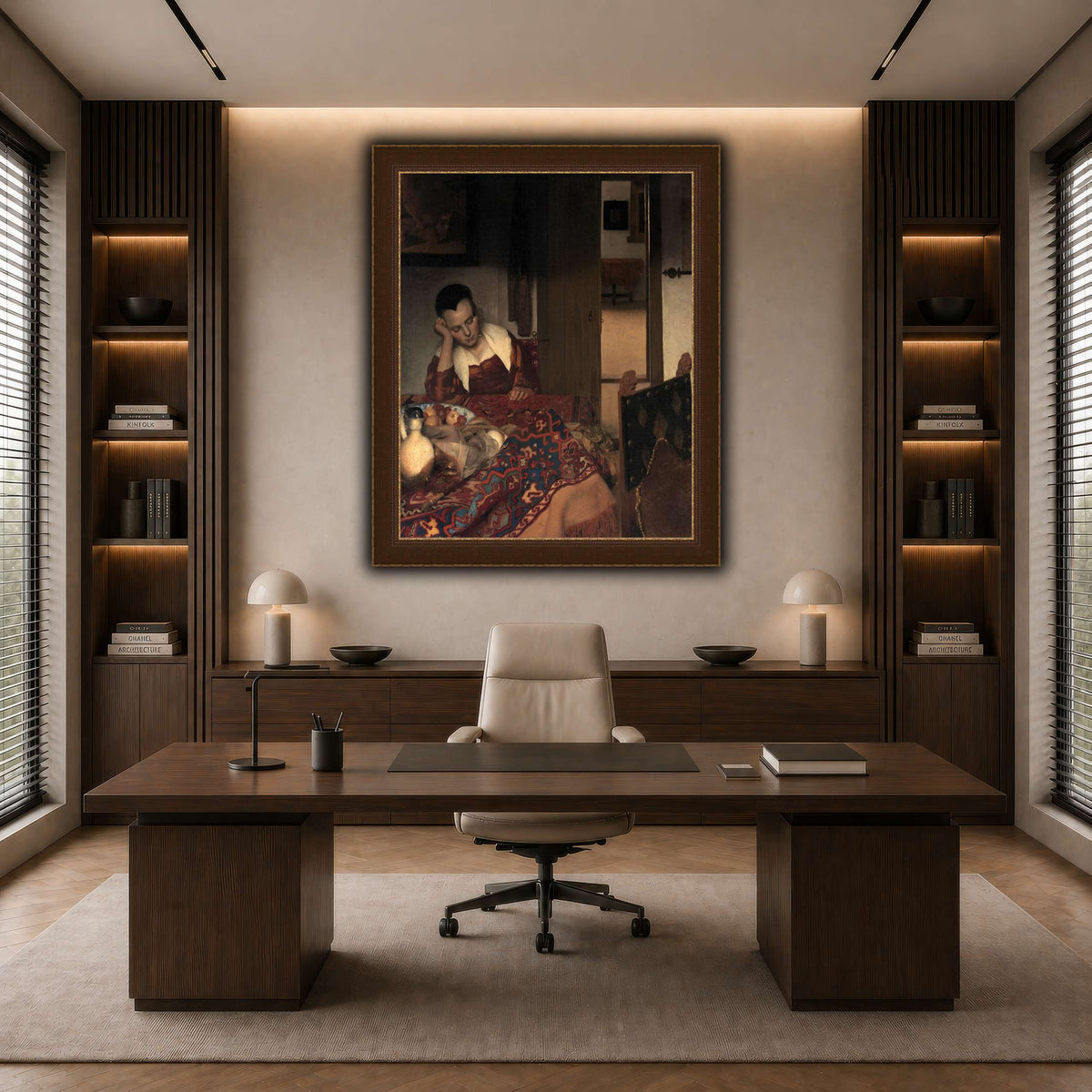 Vermeer_young_women_sleeping_result dark neutral-office