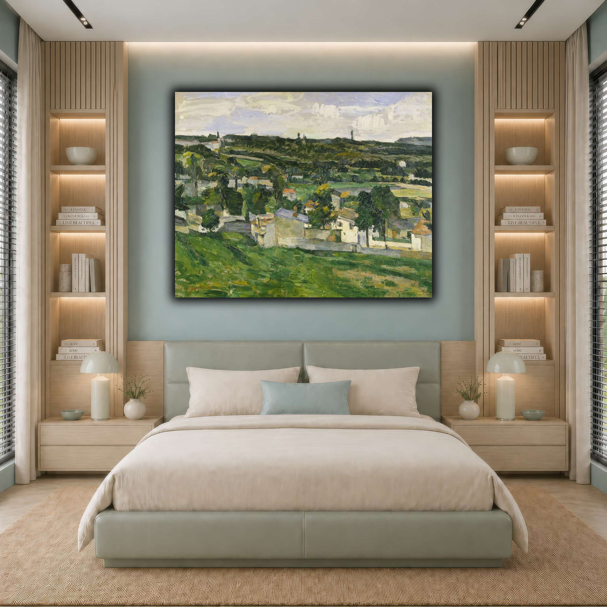View_of_Auvers-sur-Oise_by_Paul_Cezanne cool-bedroom