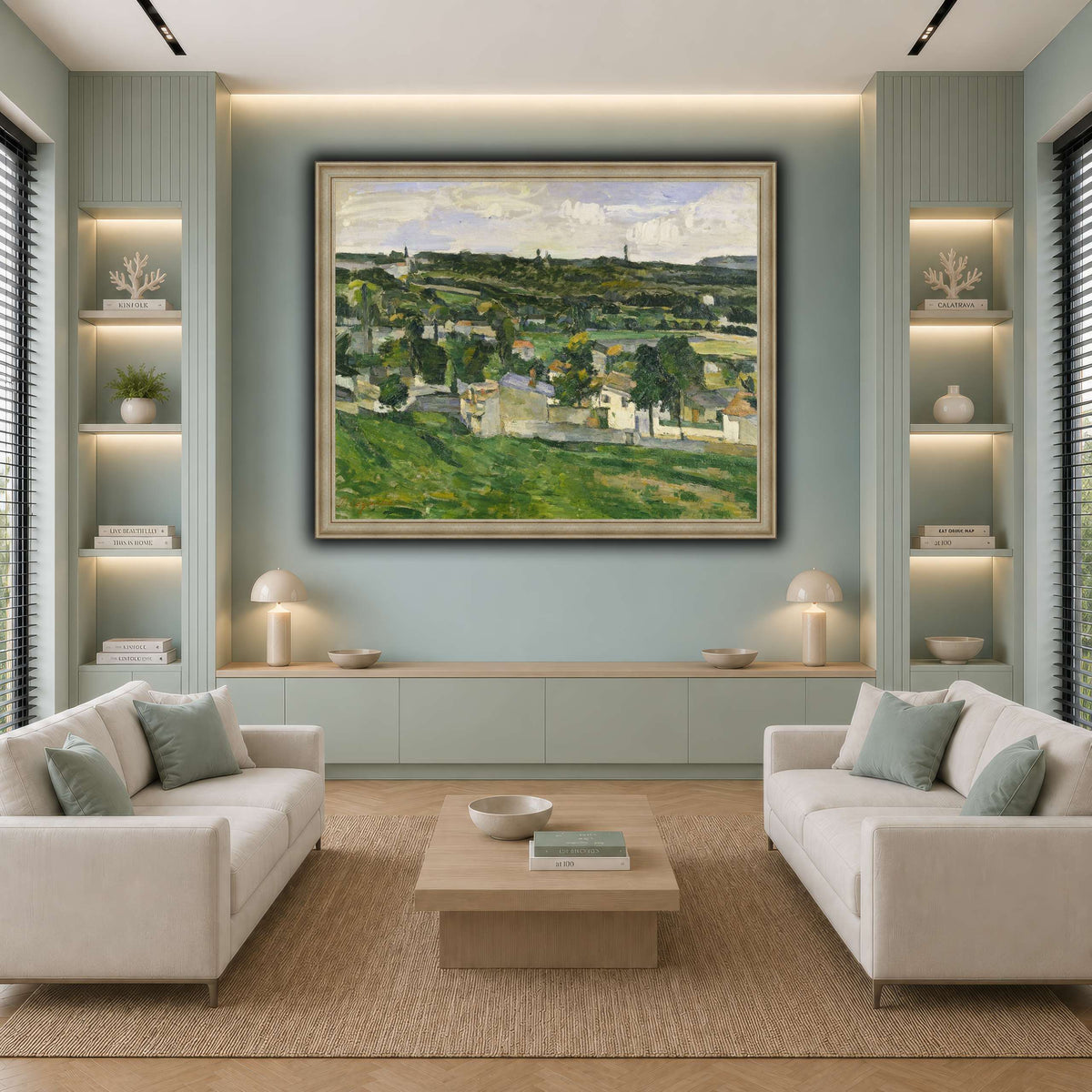 View_of_Auvers-sur-Oise_by_Paul_Cezanne cool-living room