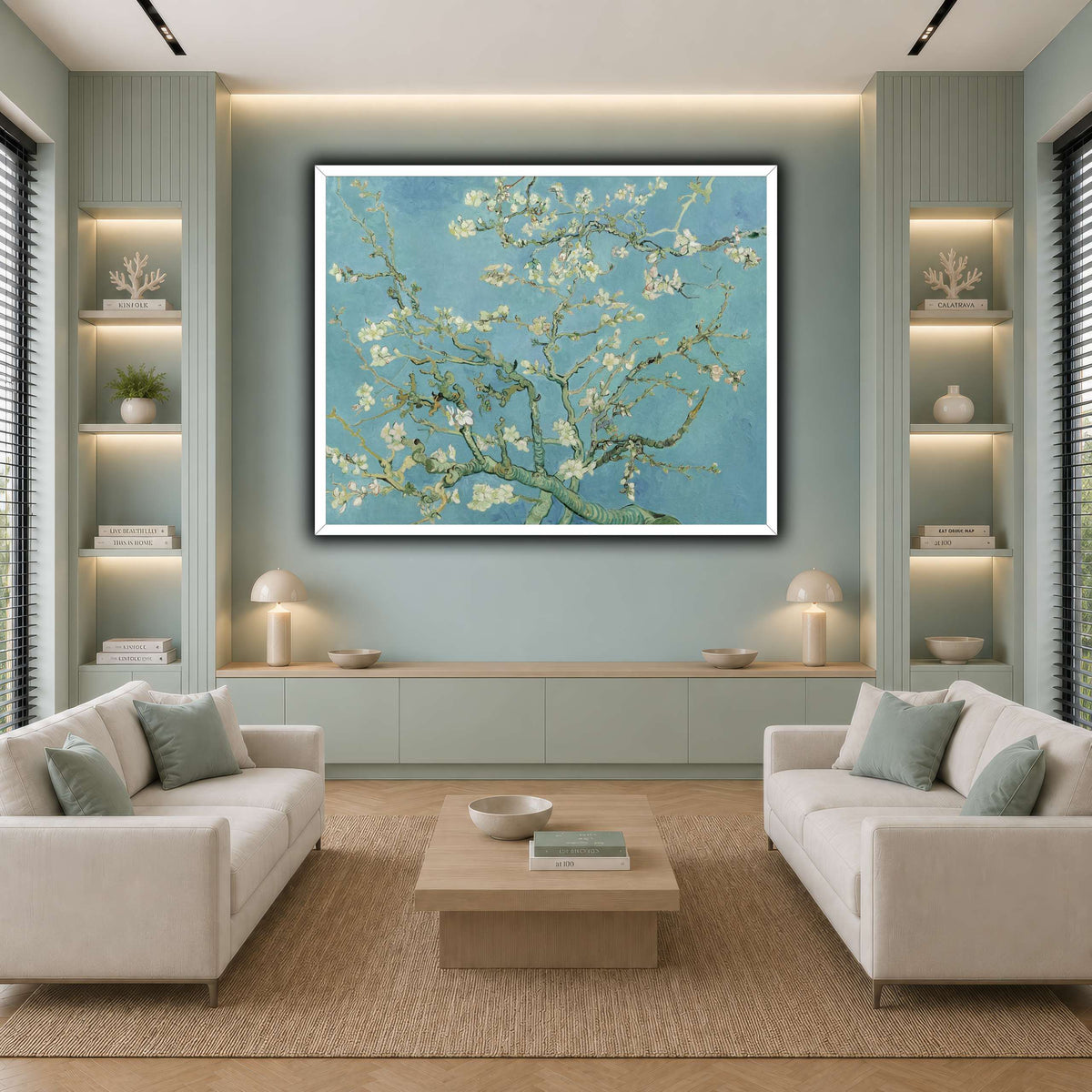Vincent_van_Gogh_-_Almond_blossom_- cool-living room