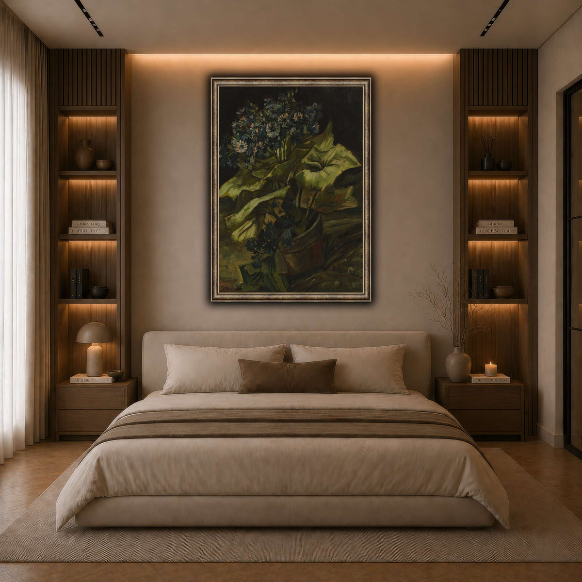 Vincent_van_Gogh_-_Cineraria dark neutral-bedroom