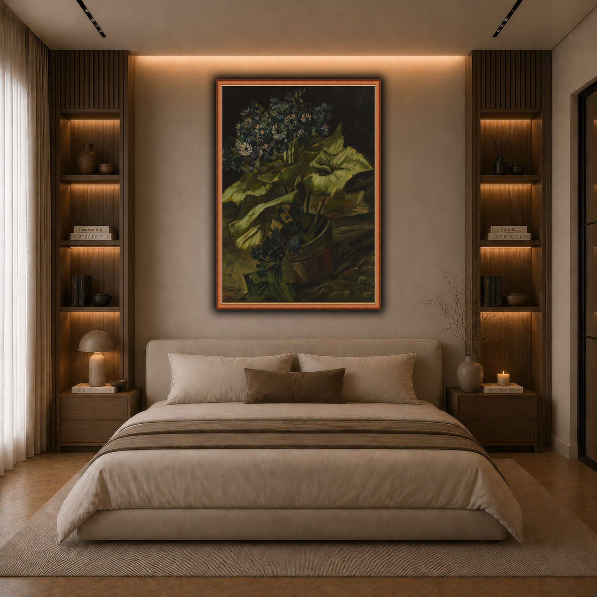 Vincent_van_Gogh_-_Cineraria dark neutral-bedroom