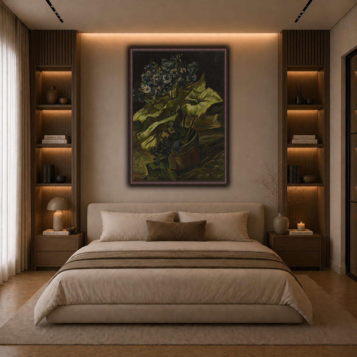 Vincent_van_Gogh_-_Cineraria dark neutral-bedroom