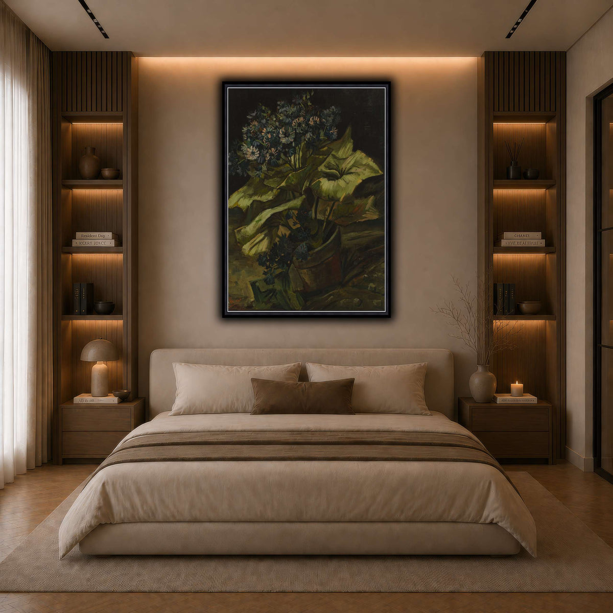 Vincent_van_Gogh_-_Cineraria dark neutral-bedroom