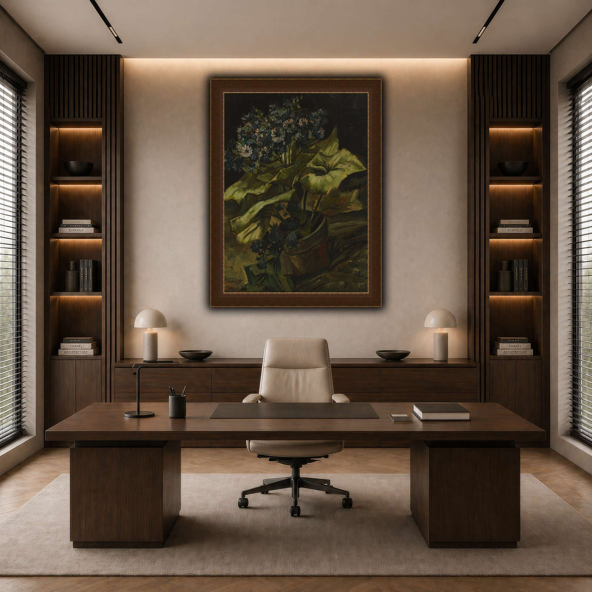 Vincent_van_Gogh_-_Cineraria dark neutral-office