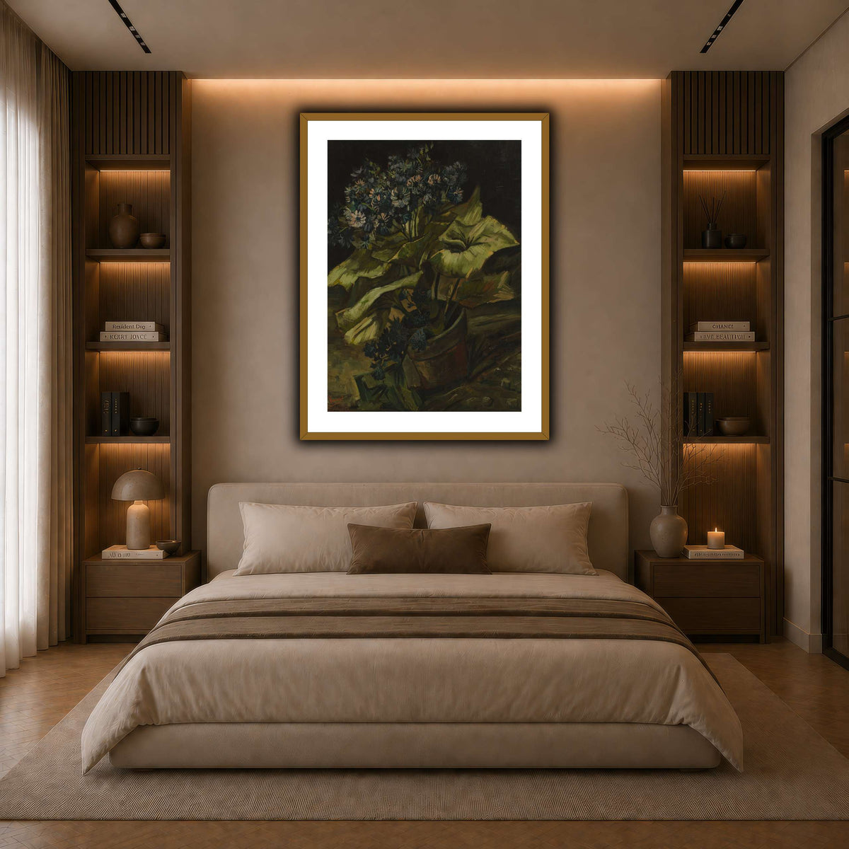 Vincent_van_Gogh_-_Cineraria dark neutral-bedroom