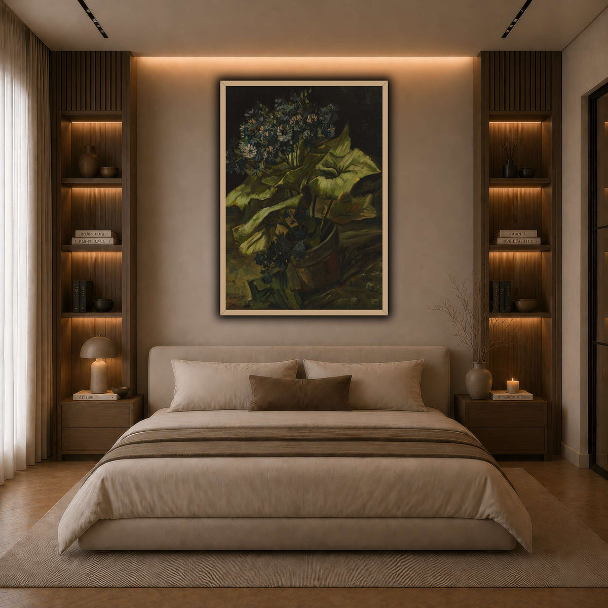 Vincent_van_Gogh_-_Cineraria dark neutral-bedroom
