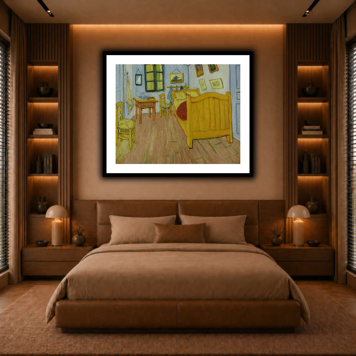Vincent_van_Gogh_-_De_slaapkamer warm-bedroom