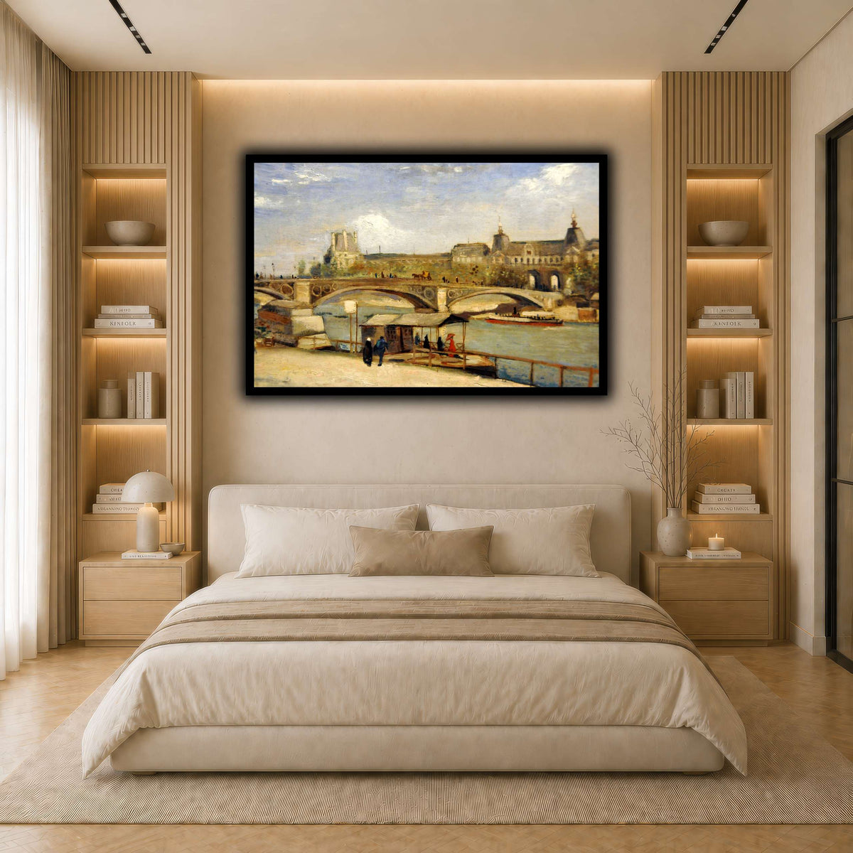 Vincent_van_Gogh_-_Pont_du_Carrousel light neutral- bedroom