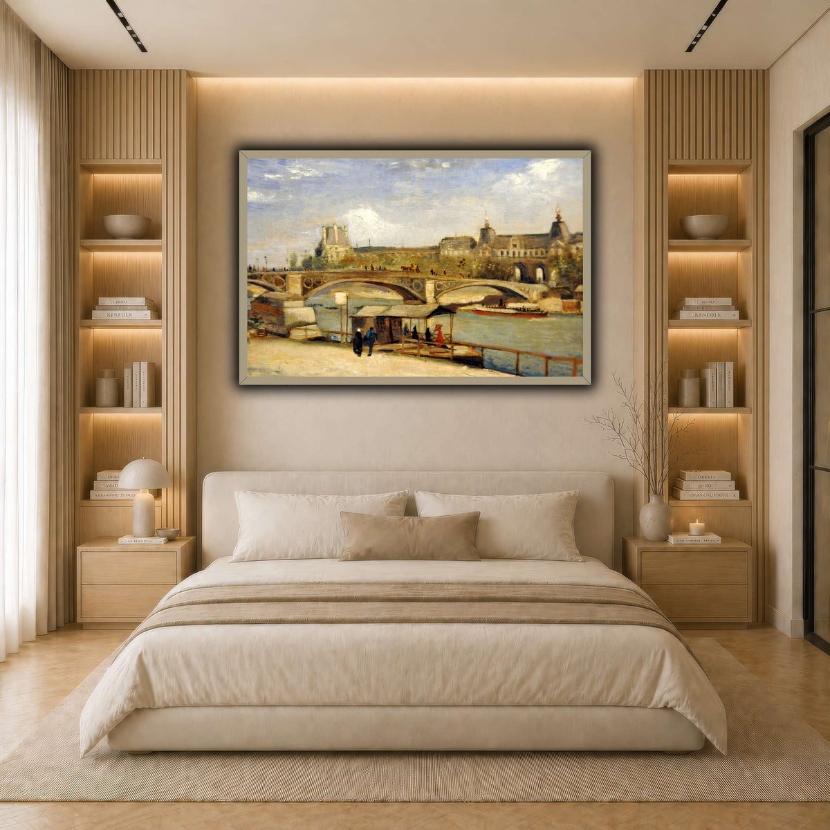 Vincent_van_Gogh_-_Pont_du_Carrousel light neutral- bedroom