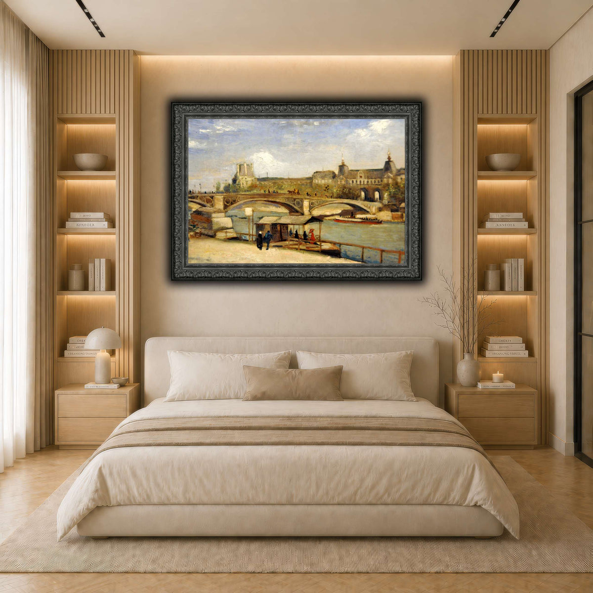 Vincent_van_Gogh_-_Pont_du_Carrousel light neutral- bedroom