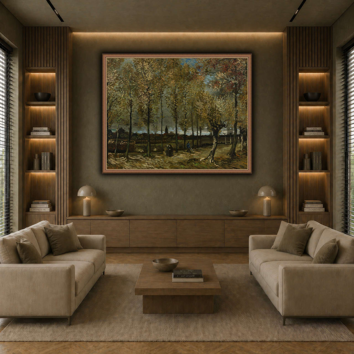 Vincent_van_Gogh_-_Poplars_near_Nuenen earth-living room
