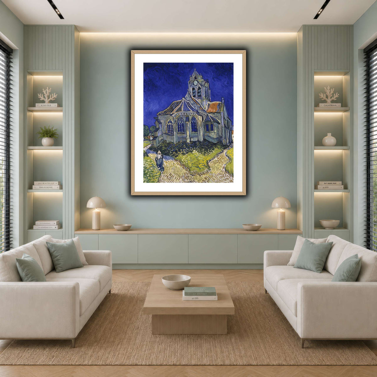 Vincent_van_Gogh_-_The_Church_in_Auvers-sur-Oise,_View_from_the_Chevet cool-living room