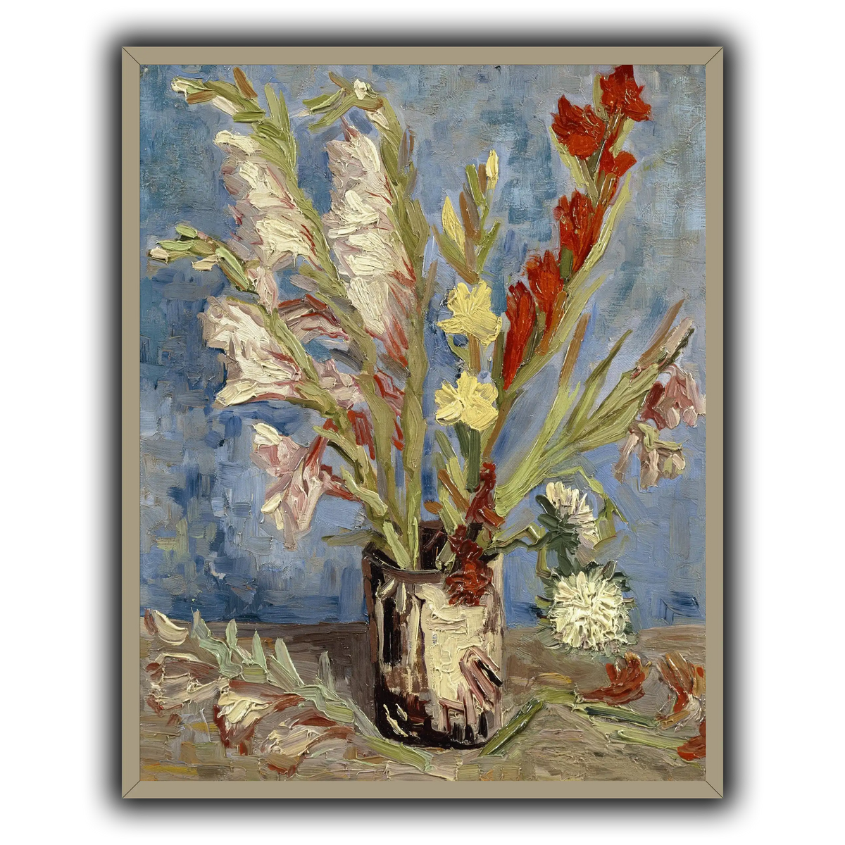 Vincent_van_Gogh_-_Vaas_met_tuingladiolen_en_Chinese_asters