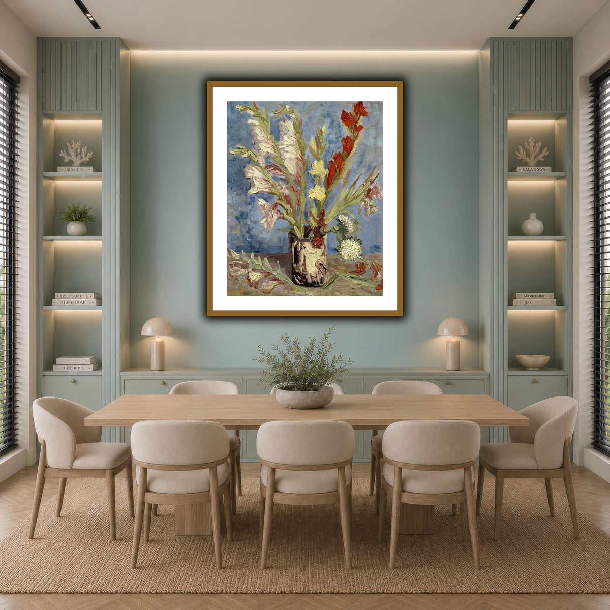 Vincent_van_Gogh_-_Vaas_met_tuingladiolen_en_Chinese_asters cool-dining