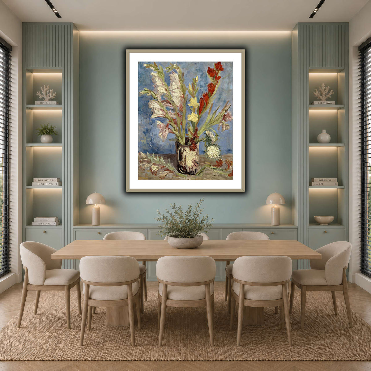 Vincent_van_Gogh_-_Vaas_met_tuingladiolen_en_Chinese_asters cool-dining