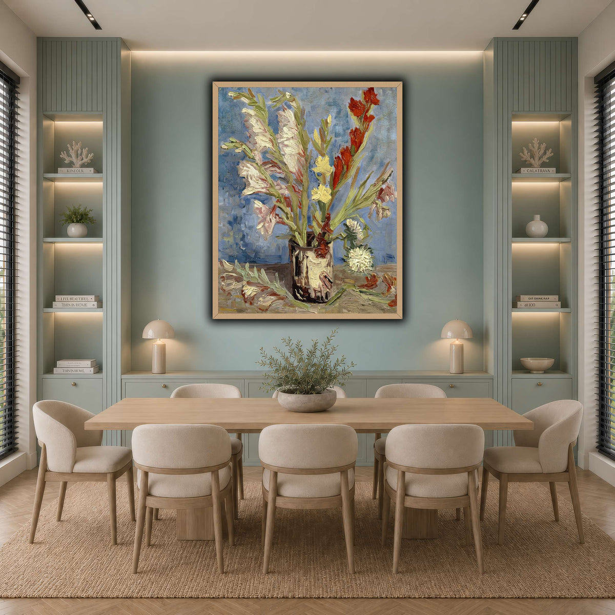 Vincent_van_Gogh_-_Vaas_met_tuingladiolen_en_Chinese_asters cool-dining