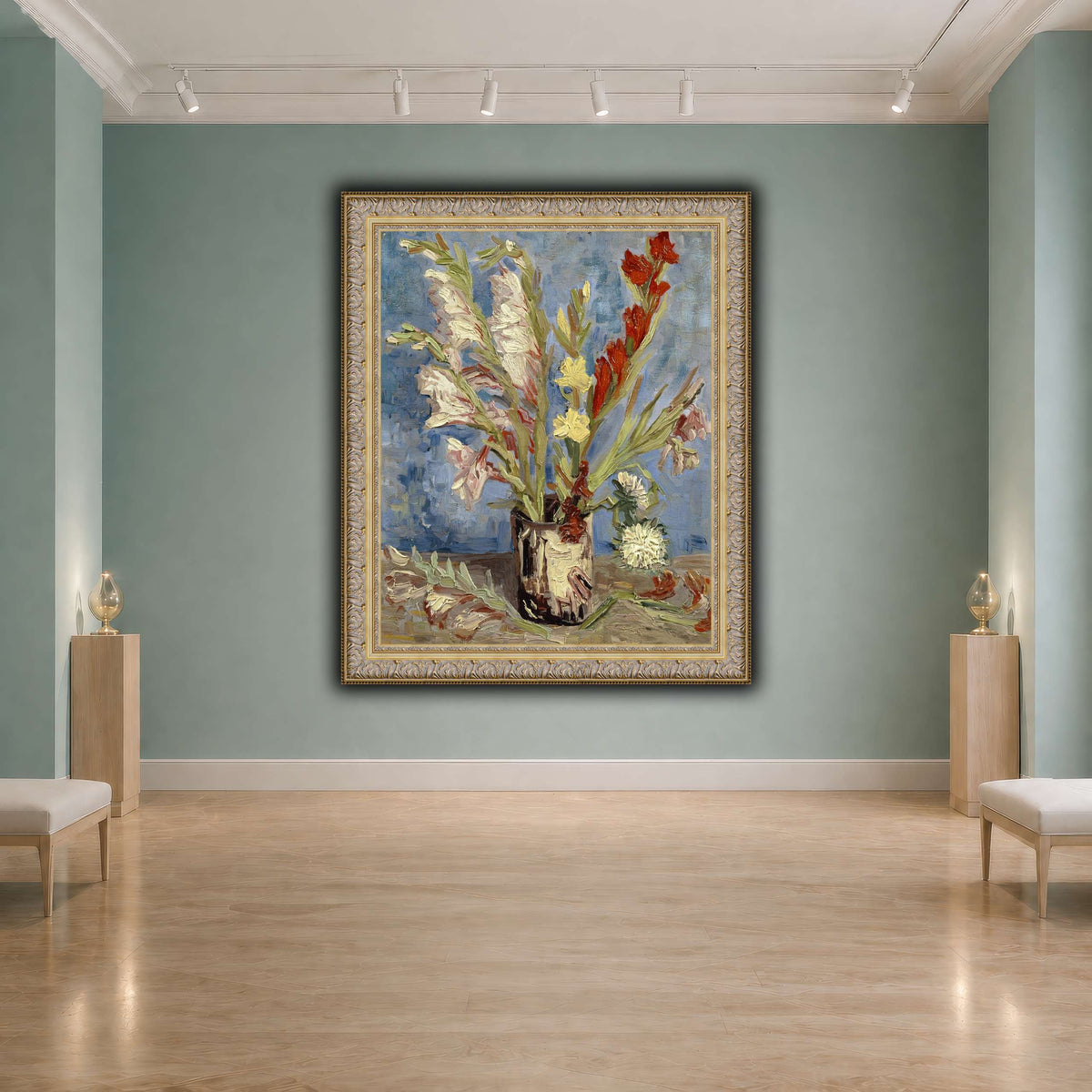 Vincent_van_Gogh_-_Vaas_met_tuingladiolen_en_Chinese_asters cool-agallery