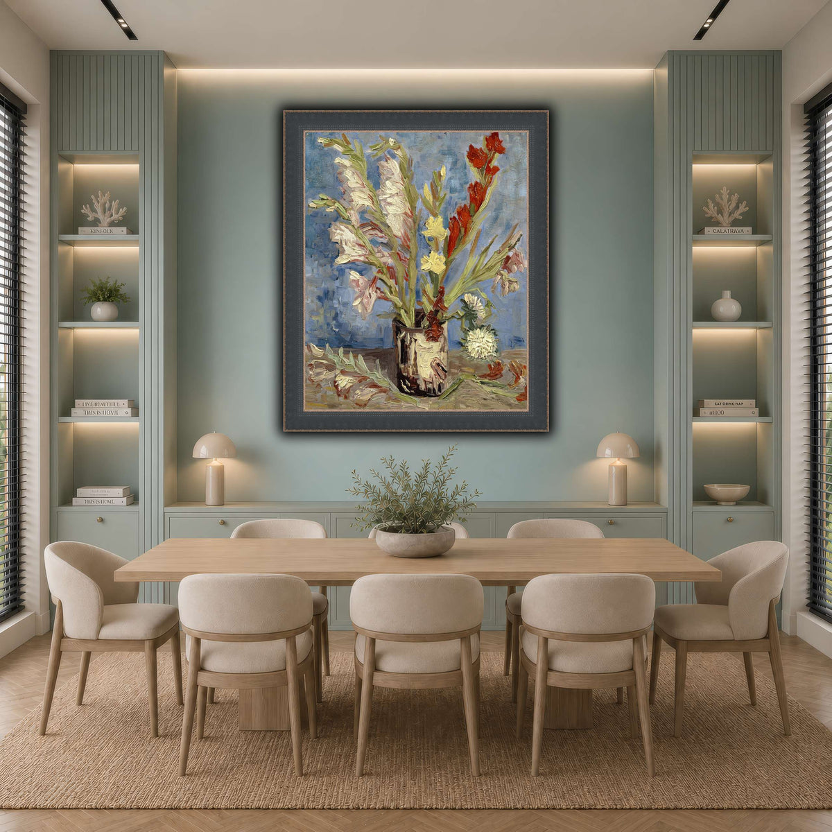 Vincent_van_Gogh_-_Vaas_met_tuingladiolen_en_Chinese_asters cool-dining