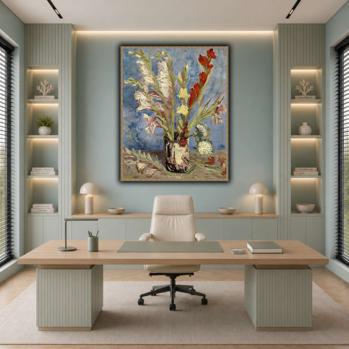 Vincent_van_Gogh_-_Vaas_met_tuingladiolen_en_Chinese_asters cool-office