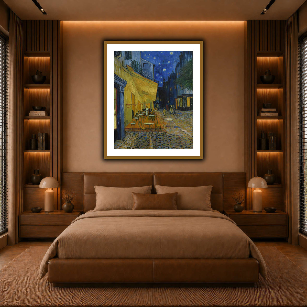 Vincent_van_Gogh_(1853-1890)_Caféterras_bij_nacht_(place_du_Forum)_Kröller- warm-bedroom