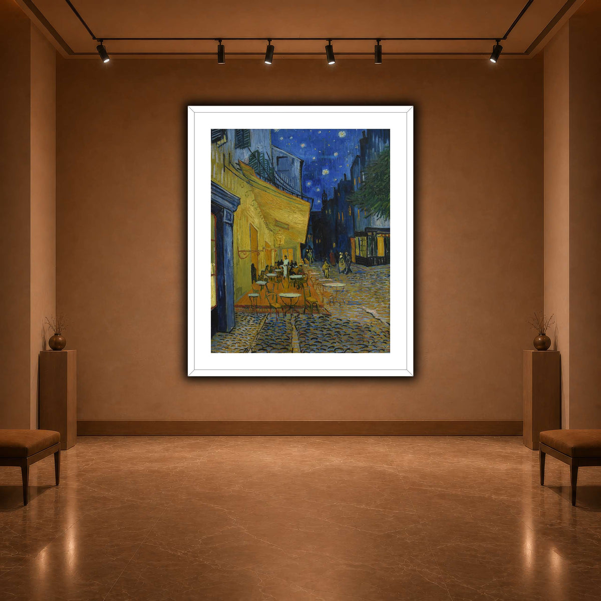 Vincent_van_Gogh_(1853-1890)_Caféterras_bij_nacht_(place_du_Forum)_Kröller- warm-agallery