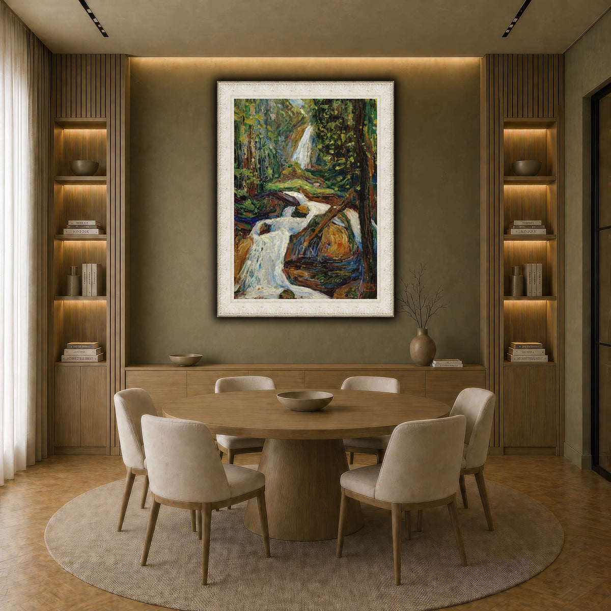 Wassily_Kandinsky_-_Kochel_–_Wasserfall earth-dining room