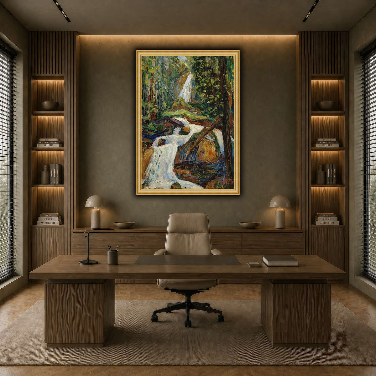 Wassily_Kandinsky_-_Kochel_–_Wasserfall earth-office