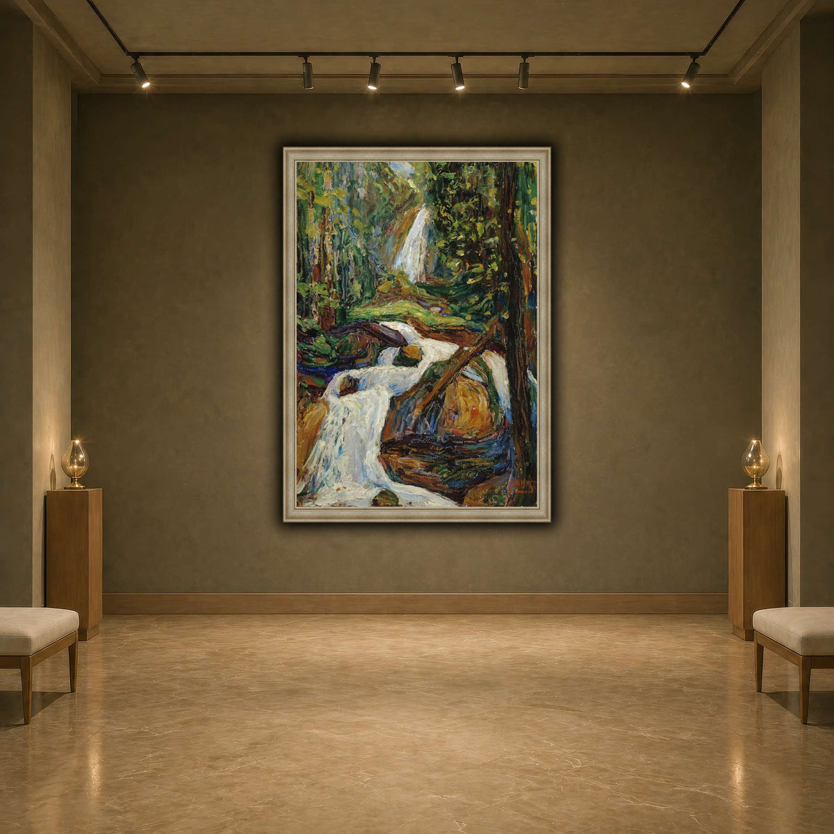Wassily_Kandinsky_-_Kochel_–_Wasserfall earth-agallery