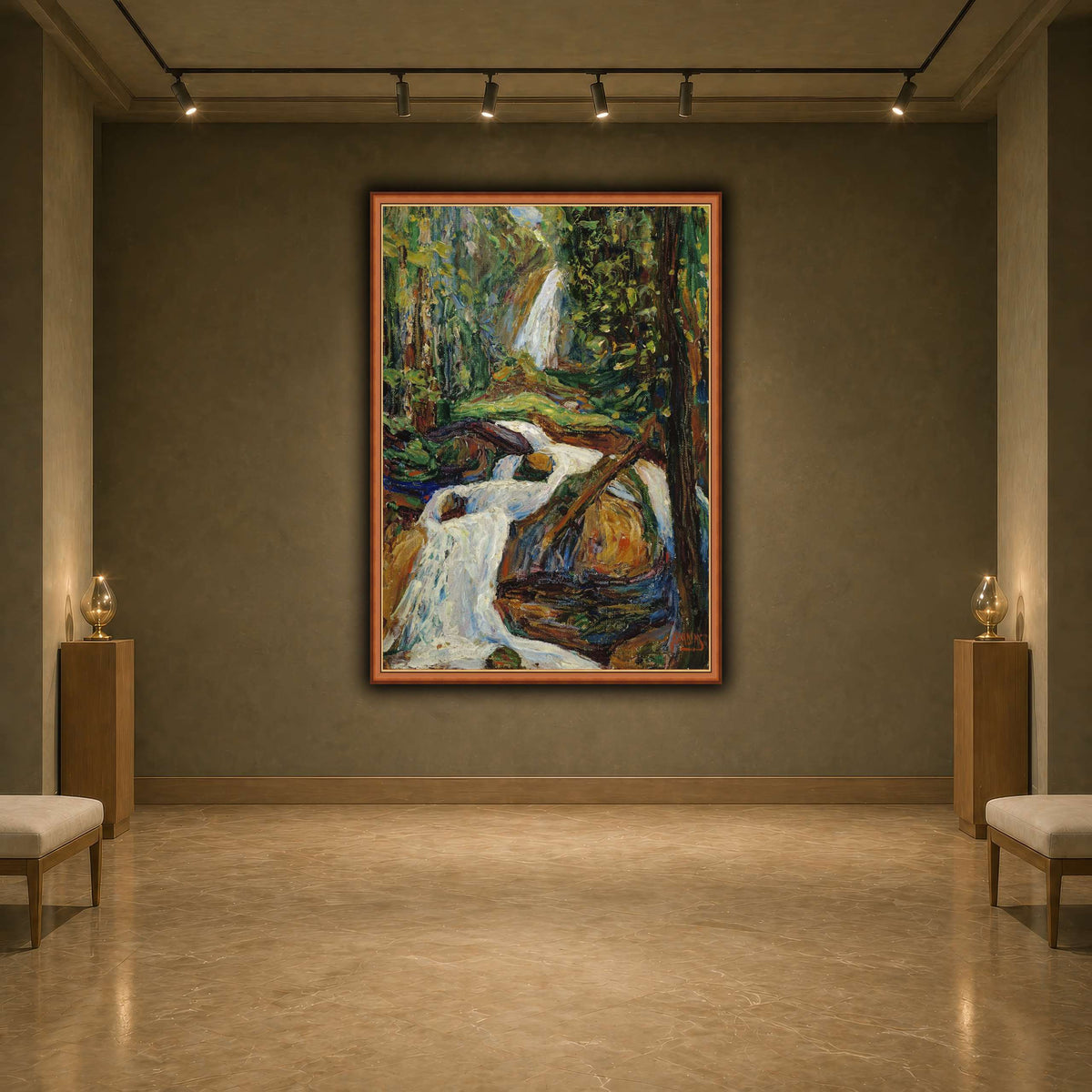 Wassily_Kandinsky_-_Kochel_–_Wasserfall earth-agallery