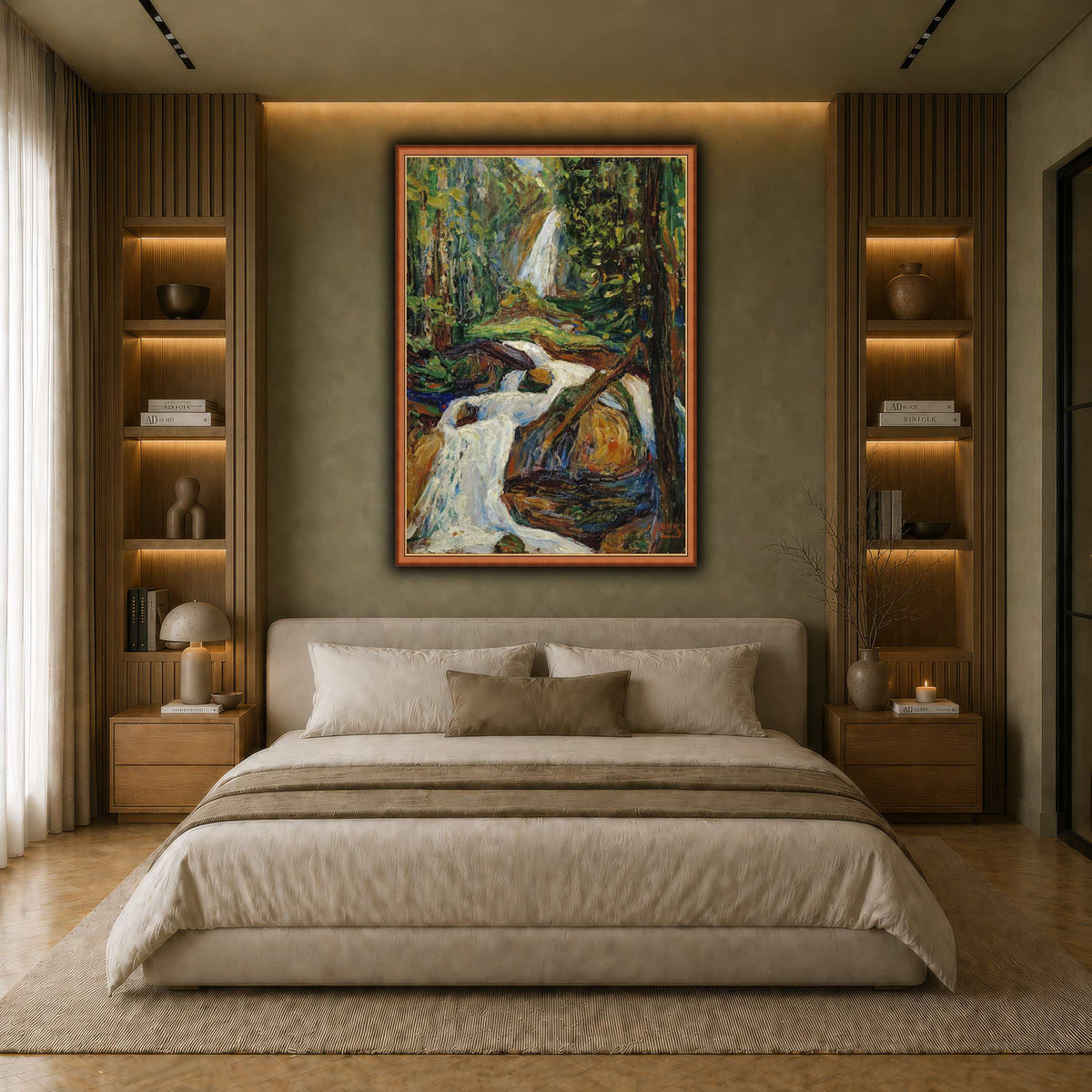 Wassily_Kandinsky_-_Kochel_–_Wasserfall earth-bedroom