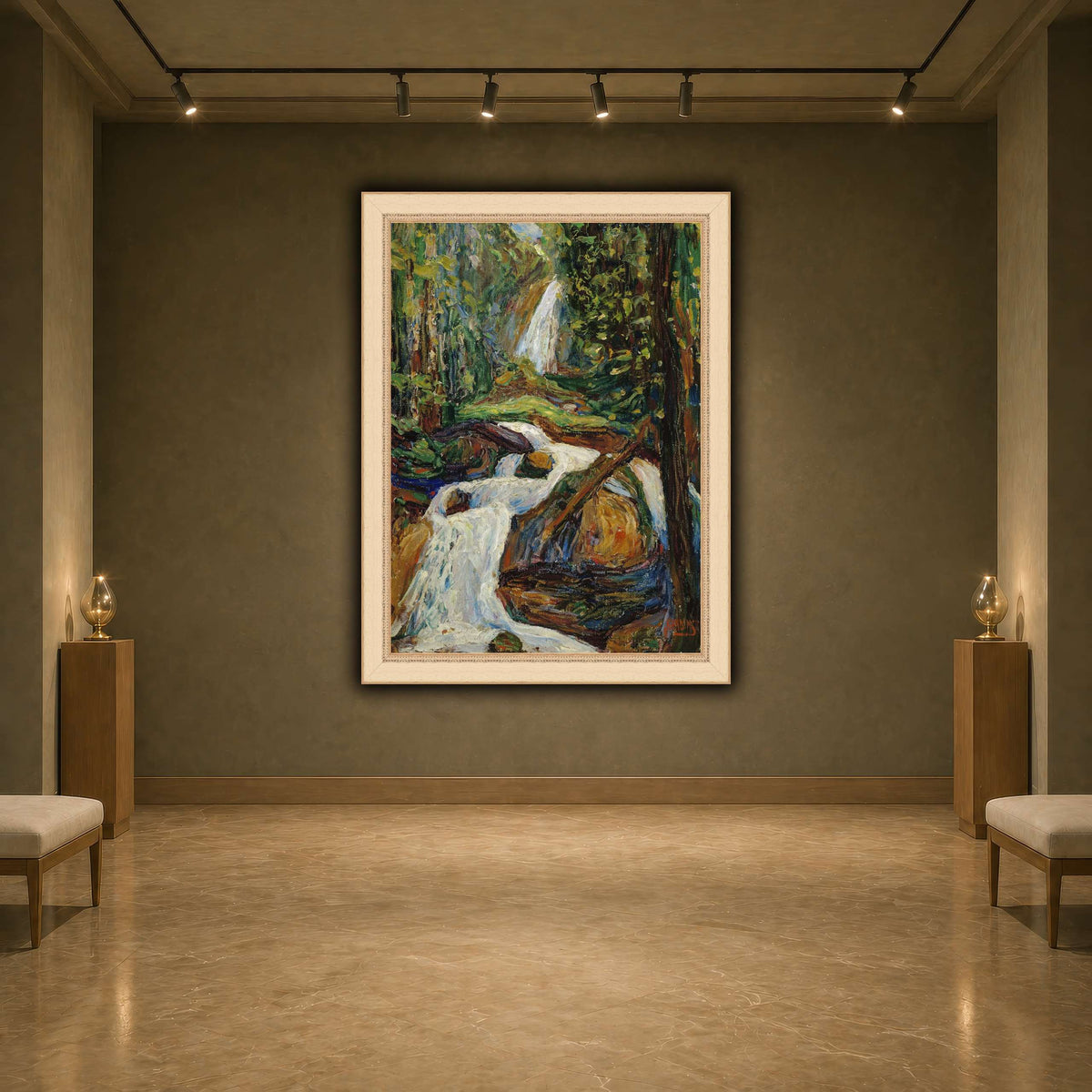 Wassily_Kandinsky_-_Kochel_–_Wasserfall earth-agallery