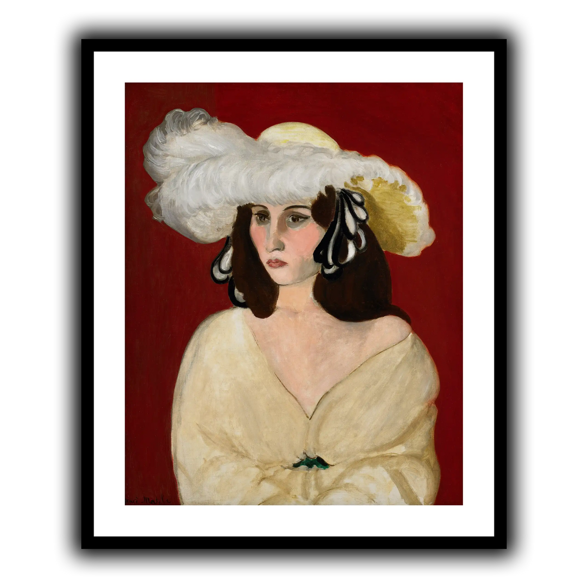 White_Plumes_Henri_Matisse